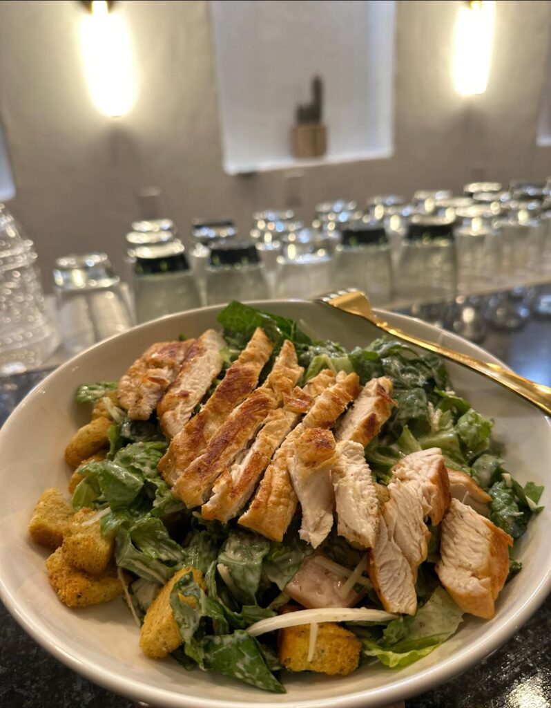 Caesar Salad- With Your choice of Protein Chicken or Steak